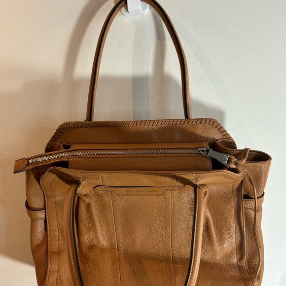 AIMEE KESTENBERG Leather Shoulder Handbag Purse Satchel Multiple Pockets Bag - Picture 12 of 16